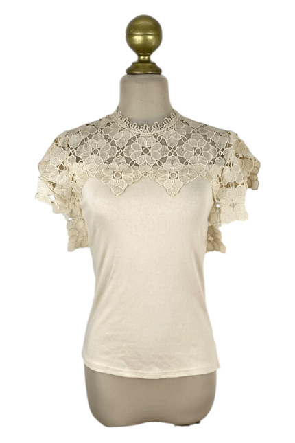 Blusa Lulu White Beige